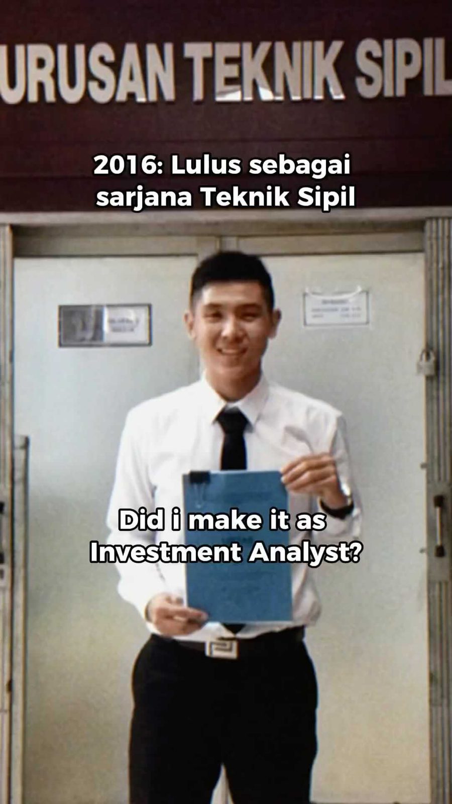 From Civil Engineer to Investment Analyst
