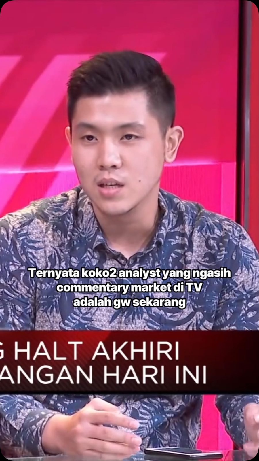 Now I'm the Analyst on TV